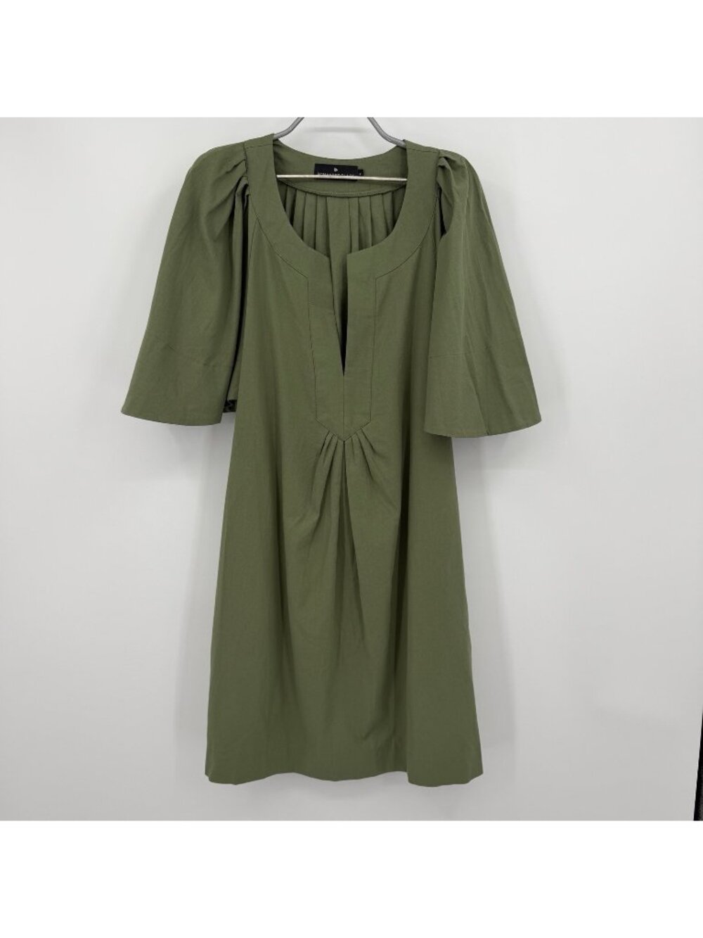Pomander Place by Tuckernuck Sage Green Finley Flutter Sleeve Dress size M Mini